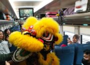 Imlek…KAI Hadirkan Barangsai di Stasiun Yogyakarta