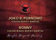Pilkada Bantul 2024, DPP PDIP Resmi Beri Rekomendasi ke Joko Purnomo-Rony Wijaya
